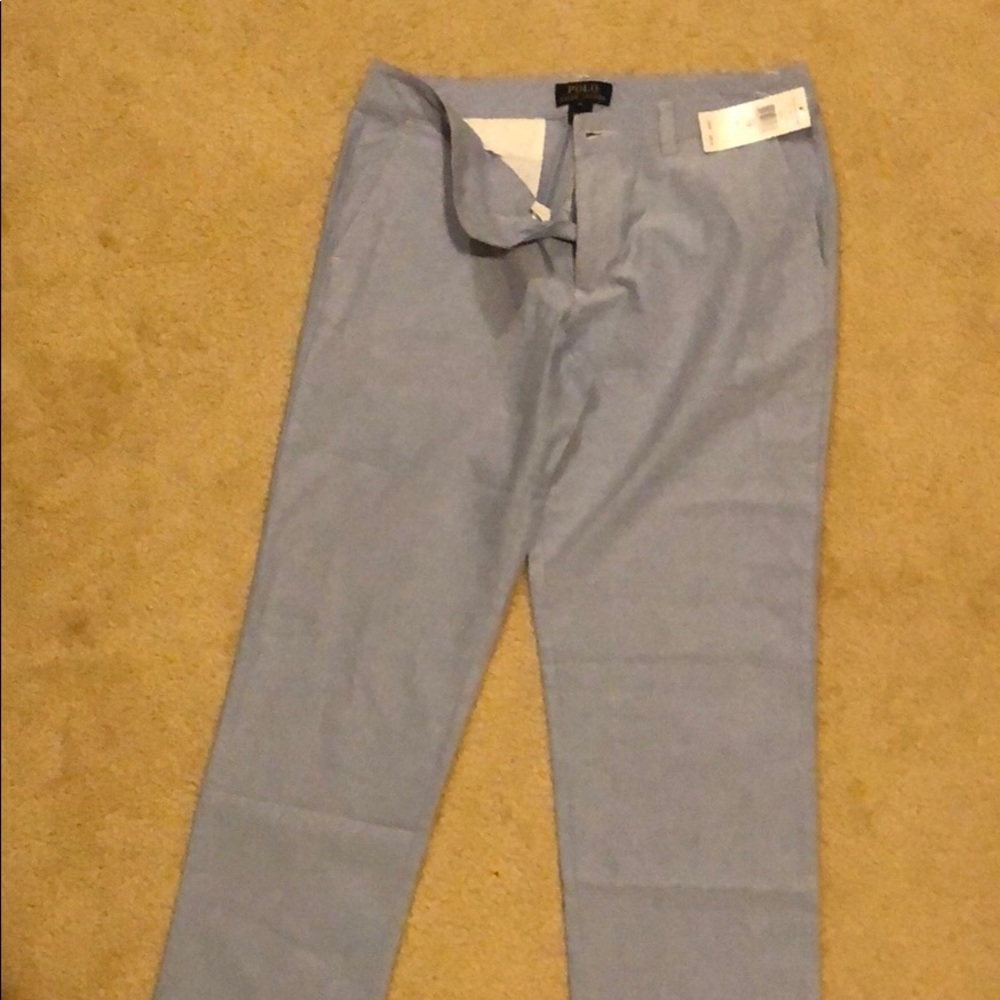 NWT Polo Ralph Lauren Chambray Pants Size 18